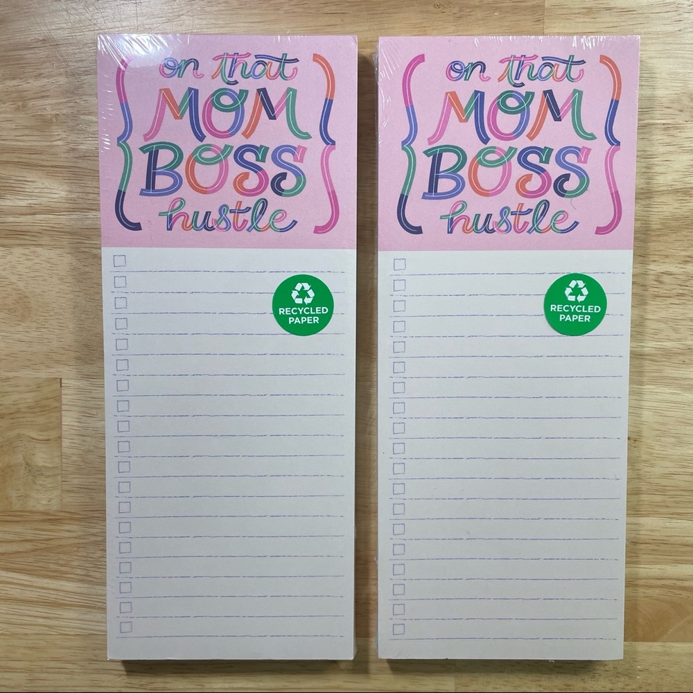 “On the Mom Boss Hustle” Notepad NWT